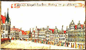 Grosse Ringseiten von Mittag an zu sehen - Rynek Główny, widok od południa